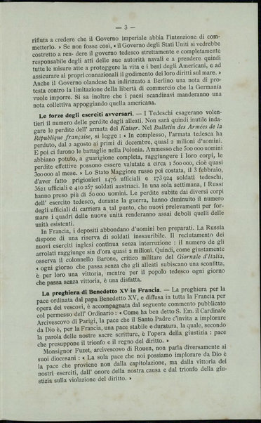 Documenti della guerra : bollettino d'informazioni pubblicato dalla Camera di commercio di Parigi